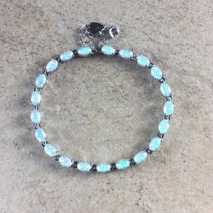 White opal bracelet